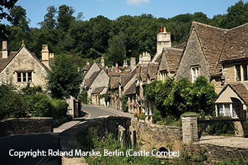 Castle Combe, Ziel des Ausfluges von Bath