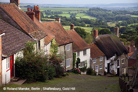 Gold Hill in Shaftesbury