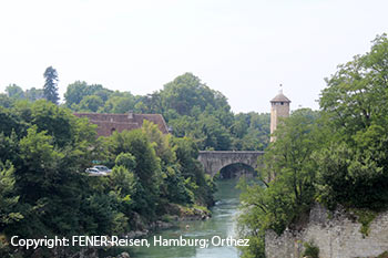 Orthez in Frankreich auf dem Jakobsweg