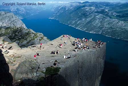 Auf dem Prekestolen