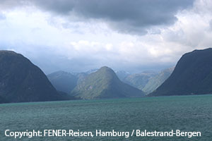 Fahrt von Balestrand nach Bergen