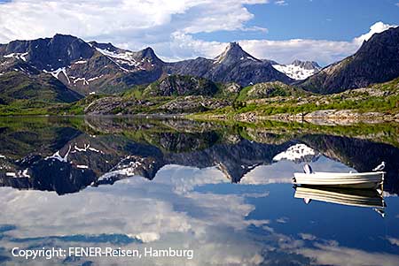 Landschaftsspiegelungen auf den Lofoten