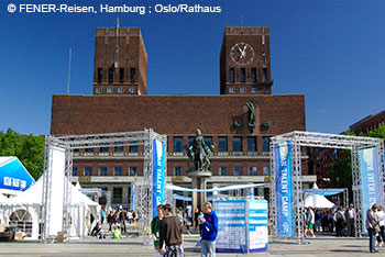 Das Rathaus von Oslo