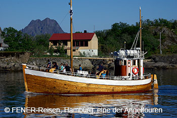 Eine der vielen Angeltouren in Solvaer