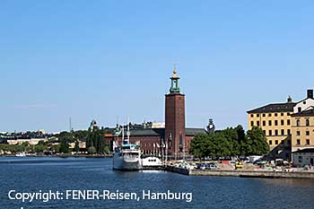 Kirche am Wasser in Stockholm