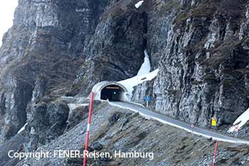 Strasse zur Nordkapp-Insel