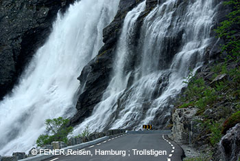 Wasserfall beim Trollstigen