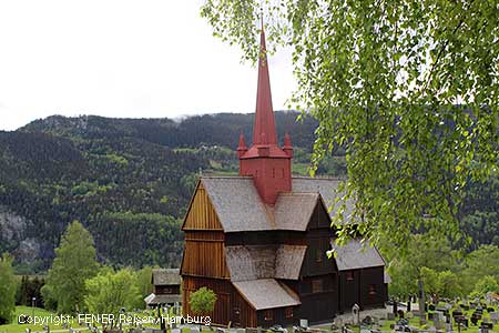 Stabeskirchen von Ringbu beim Olavsweg