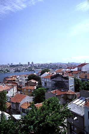 Blick über das Viertel Fener